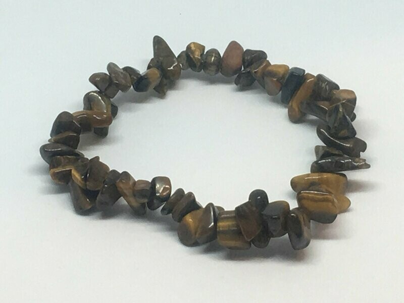 Bracelet en chips Œil de tigre