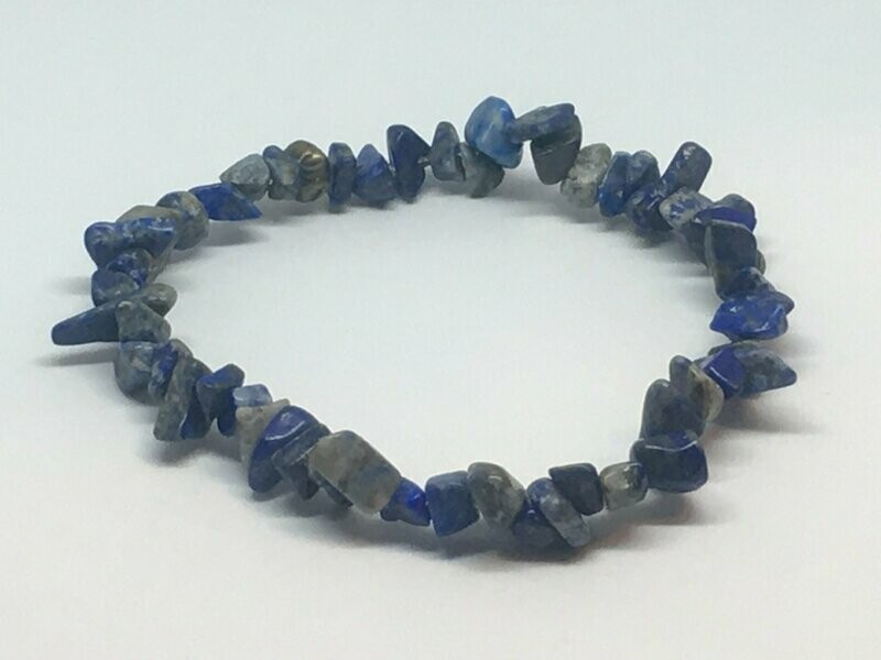 Bracelet en chips Lapis-Lazuli
