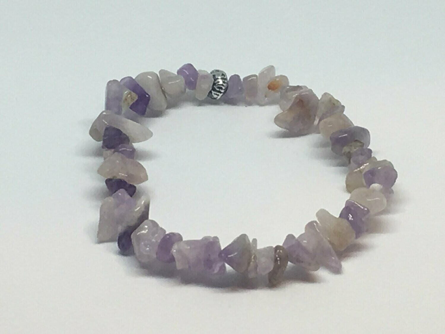 Bracelet en chips  Amethyste