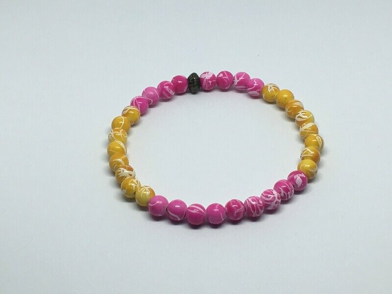 Bracelet en perles pate de polymère