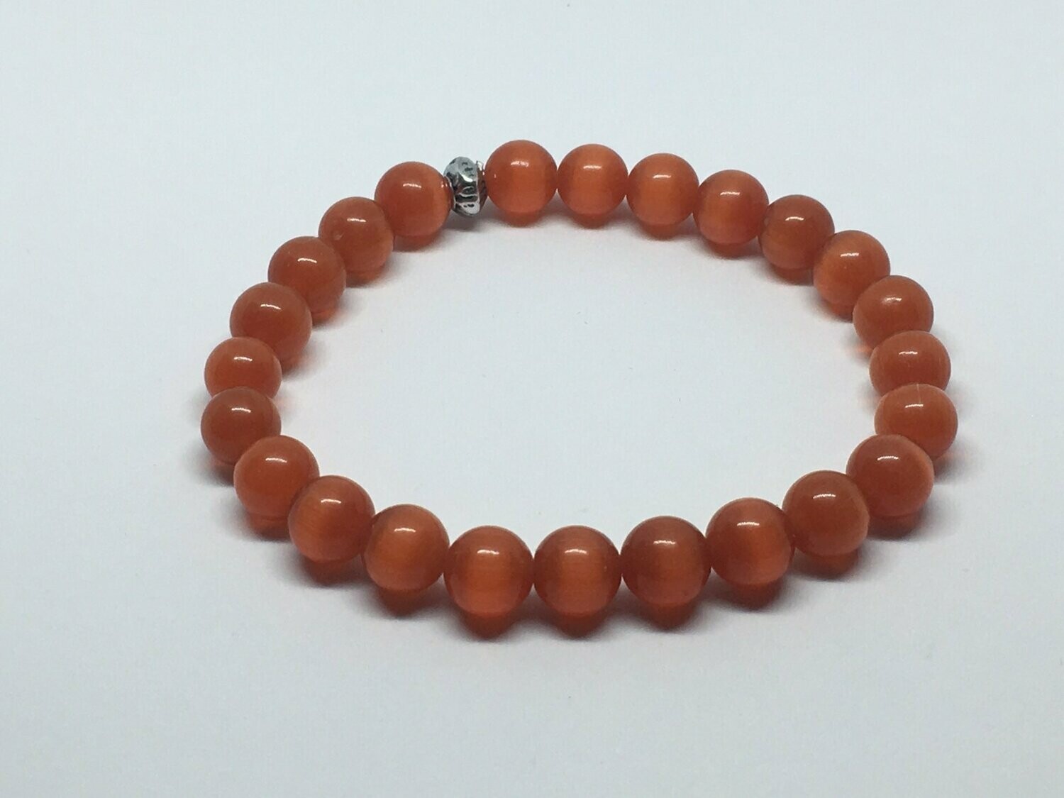 Bracelet en Œil de chat Rouge