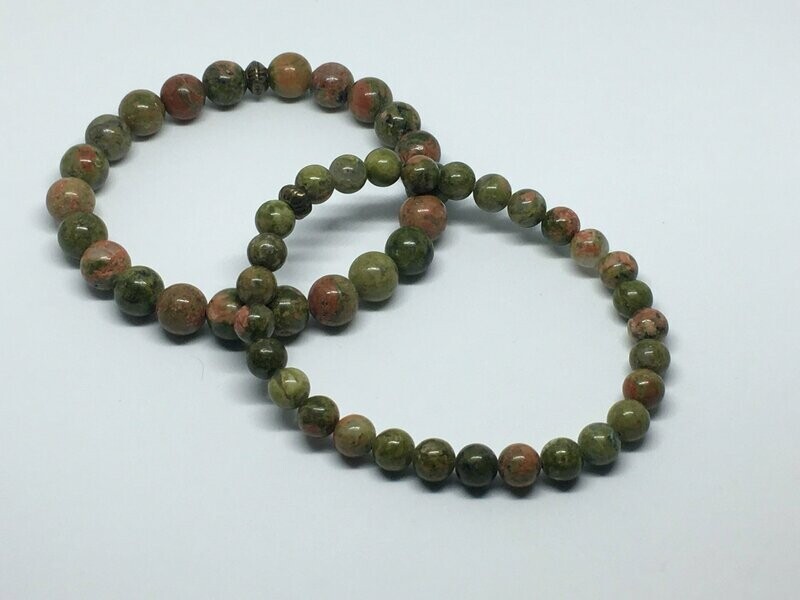 Bracelet en Unakite
