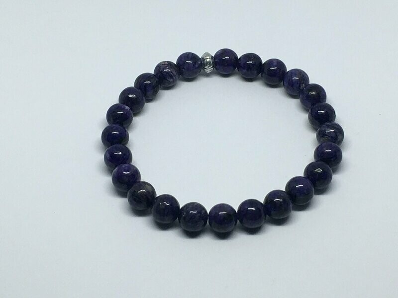 Bracelet en Charoîte naturelle