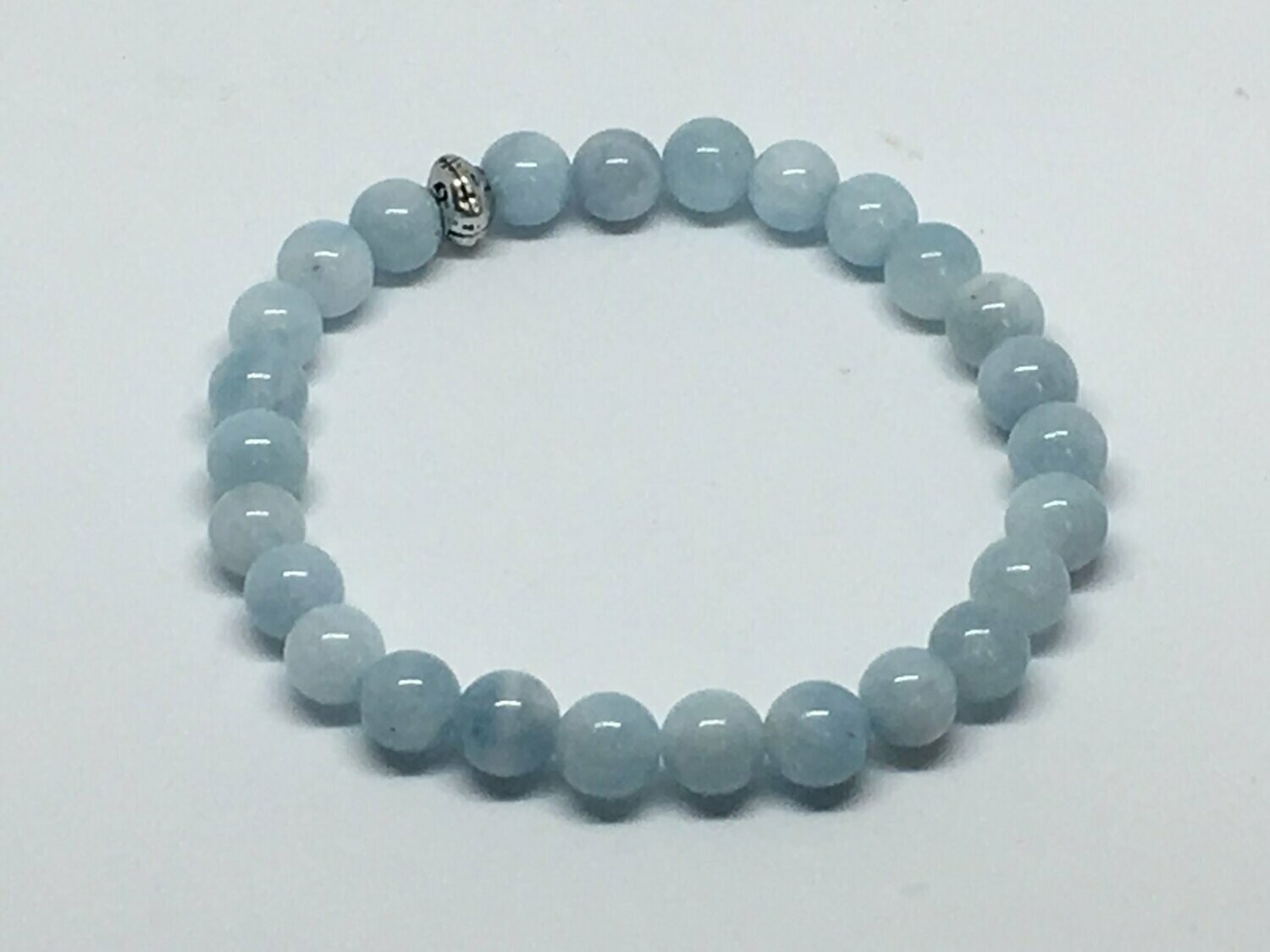 Bracelet  Aigue-marine naturelle, Grade A