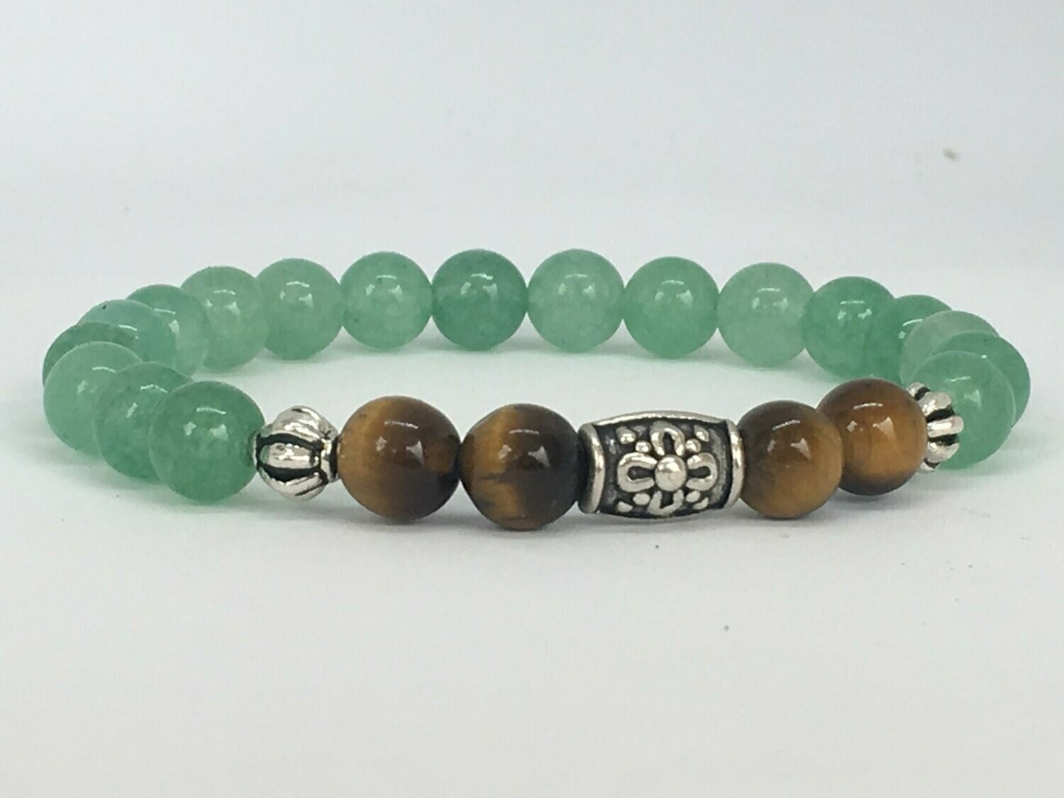 Bracelet Aventurine et Œil de Tigre