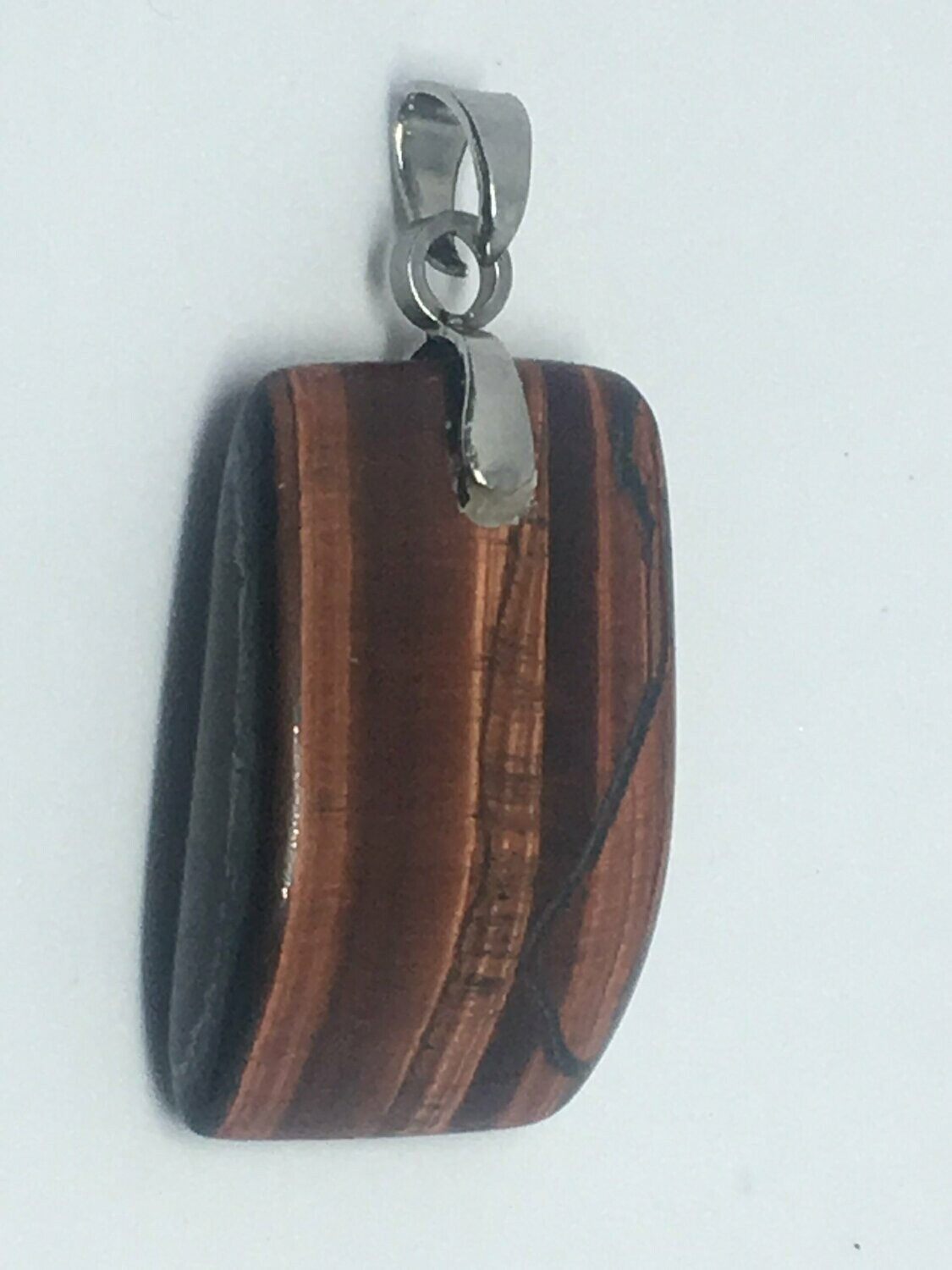 Pendentif, Pierre Roulée Œil De Taureau