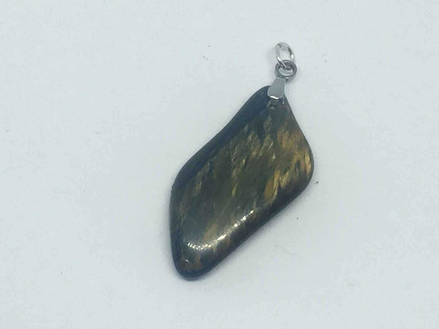 Pendentif, Pierre Roulée  Œil De Faucon
