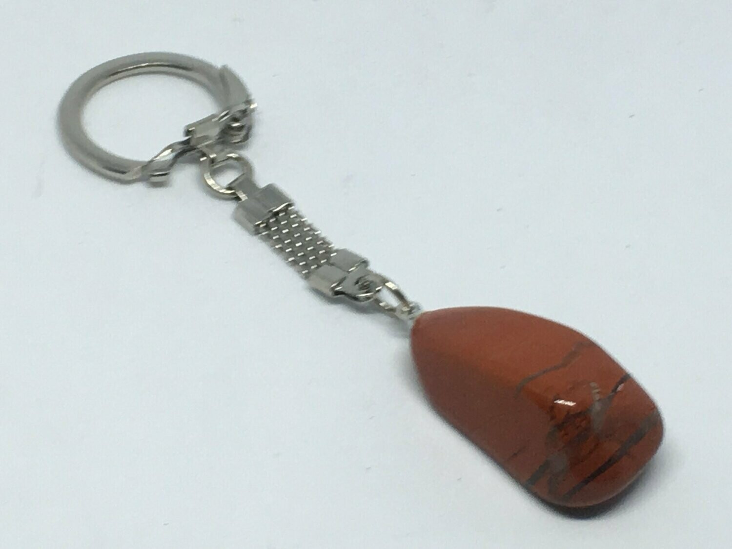 Porte Clés pierre naturelle Jaspe Rouge