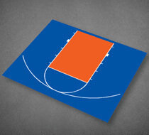 Basketball Half Court 30'9' x 25'8''