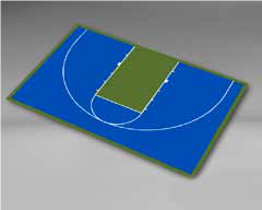 Basketball Half Court 45'11''/29'11''
