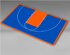 Basketball - Half Court 49'4