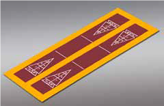Shuffleboard - Double 19'9 Shuffleboard - Double 19'9