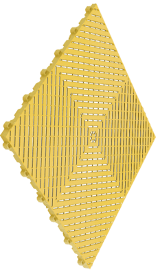 Ribtrax Smooth Tiles - 6 tiles/10.32 sf Citrus Yellow