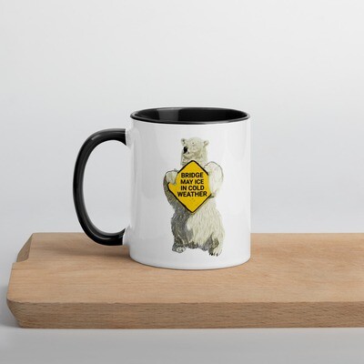 Polar Bear Sign Mug