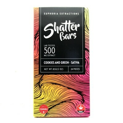 SHATTER BAR - 
Sativa Cookies & Green [500mg]