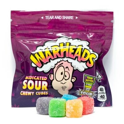 WarHeads - Sour Chewy Cubes [400mg]