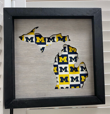 Michigan State Sign- University Of Michigan 