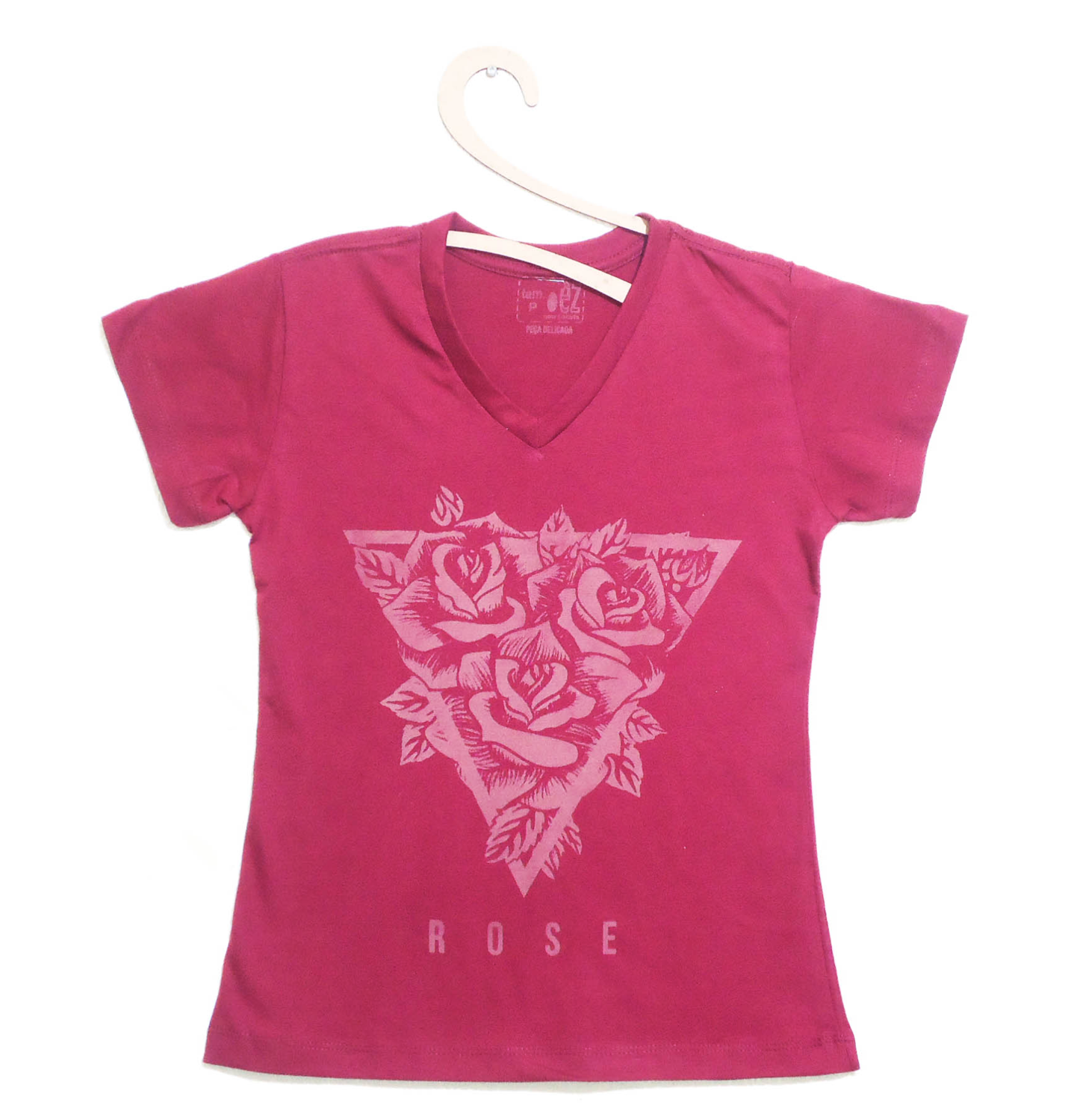 Camiseta Feminina Rose