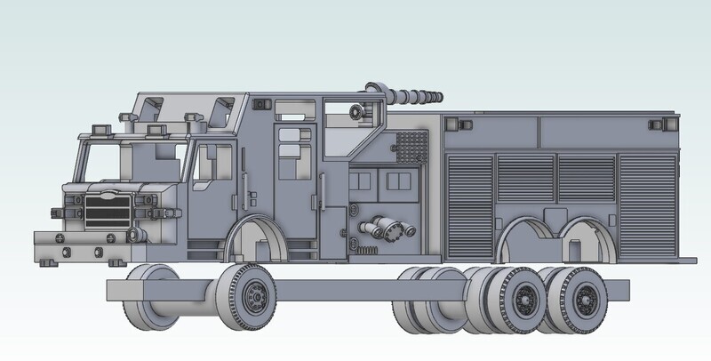 1036 Industrial Pierce Fire Engine