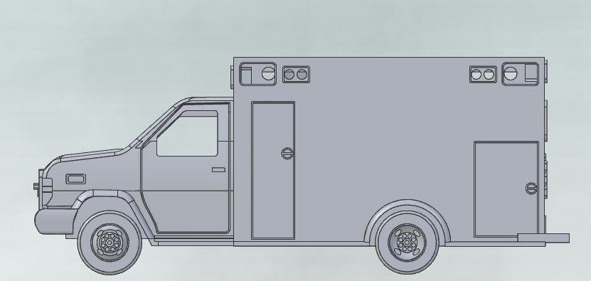 P1001 Custom Ford Ambulance