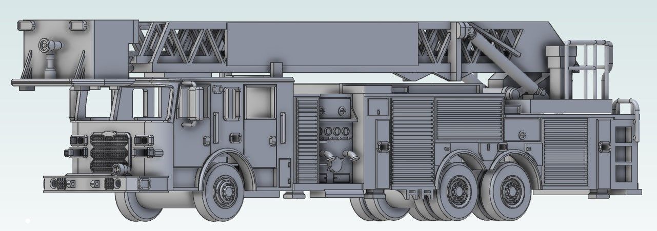 P1007 N Scale Pierce Platform