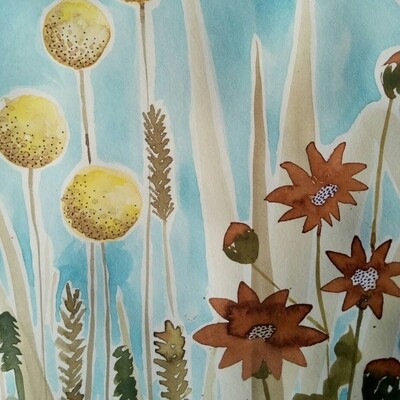 Watercolour Florals - Saturday 5th March 10.30am to 1.30pm @ The Strath Collective