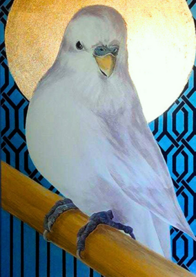 Budgie Note Card