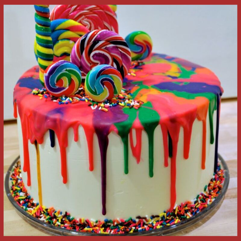 Delta-8 Premium THC Custom Cake