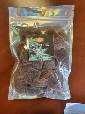 Delta-8 High potency Gummies for Pain Management 10 ct. 1000mg