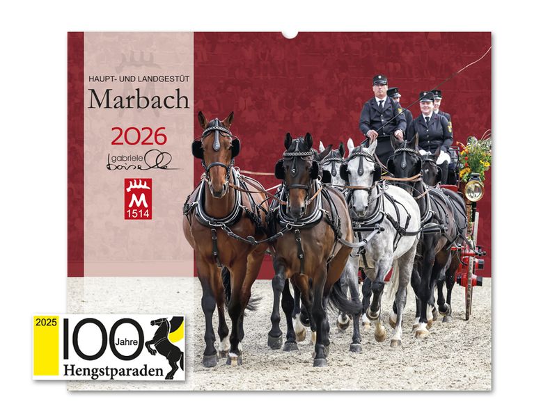 Kalender Gestüt Marbach 2026 Kalender Gestüt Marbach 2026