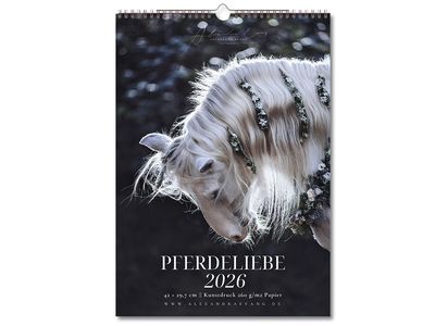 Pferdeliebe 2026 - erhältlich in 2 Formaten&nbsp;– by Alexandra Evang
