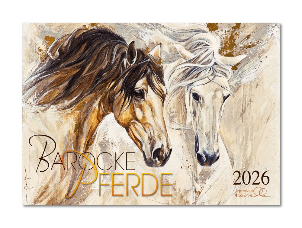 Kalender Barocke Pferde 2026