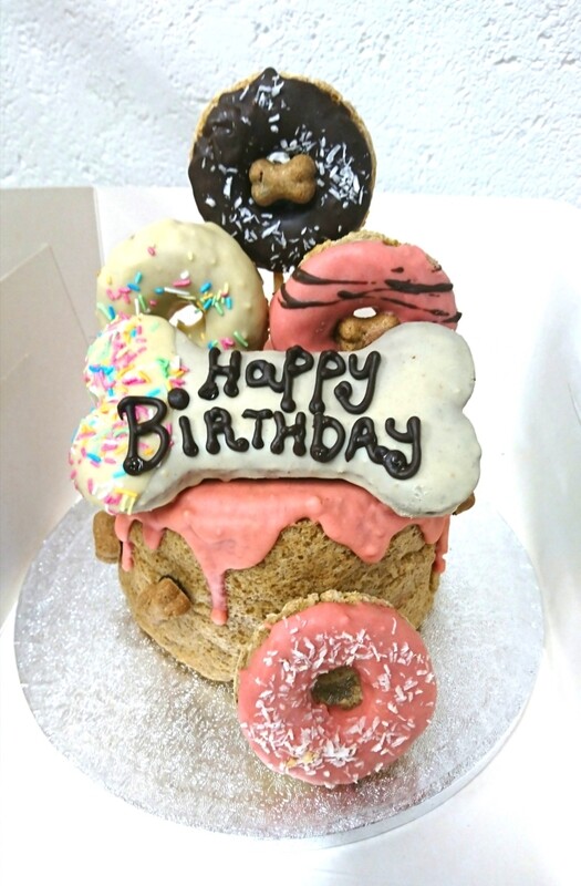 Dognut Birthday Cake Pink