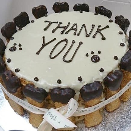 sharing is caring cake