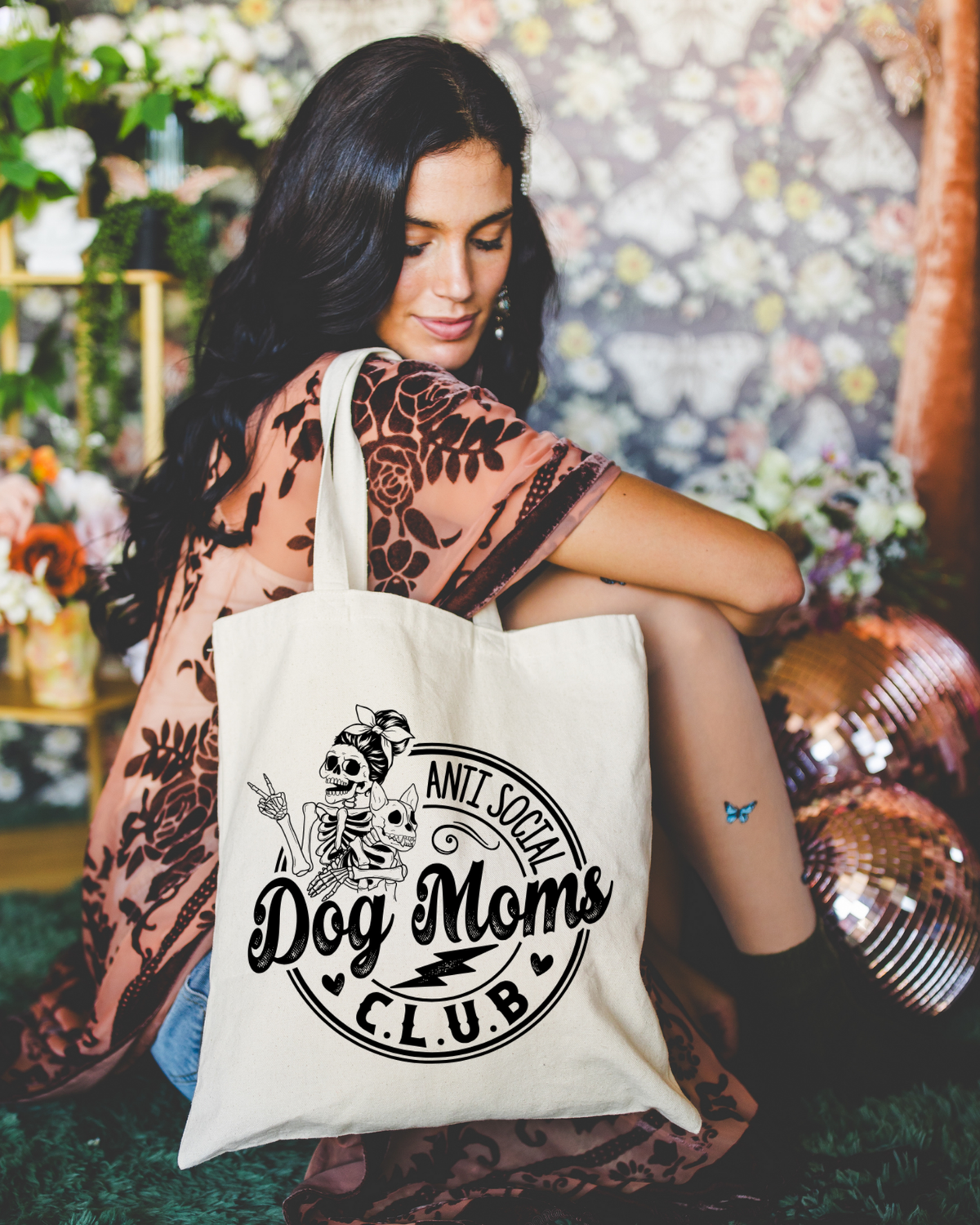 Anti-Social Dog Mom Tote