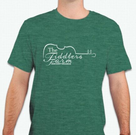 Fiddler&#39;s Farm T-shirt (Heather Grass Green)