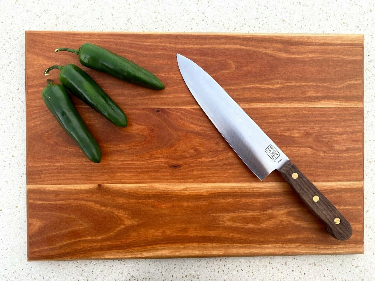 Cherry Chamfered Edge Cutting Board - 12" x 18" x 3/4"
