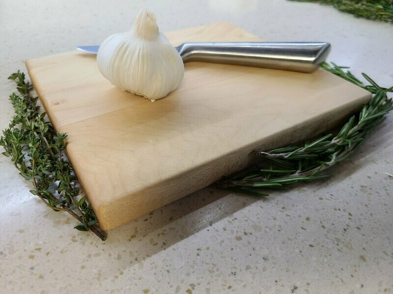 7" x 8" x 3/4" Maple Cheese Board