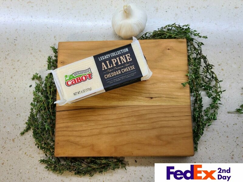 7" x 8" x 3/4" Cherry Cheese Board