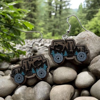 Off Road 4x4 Earrings