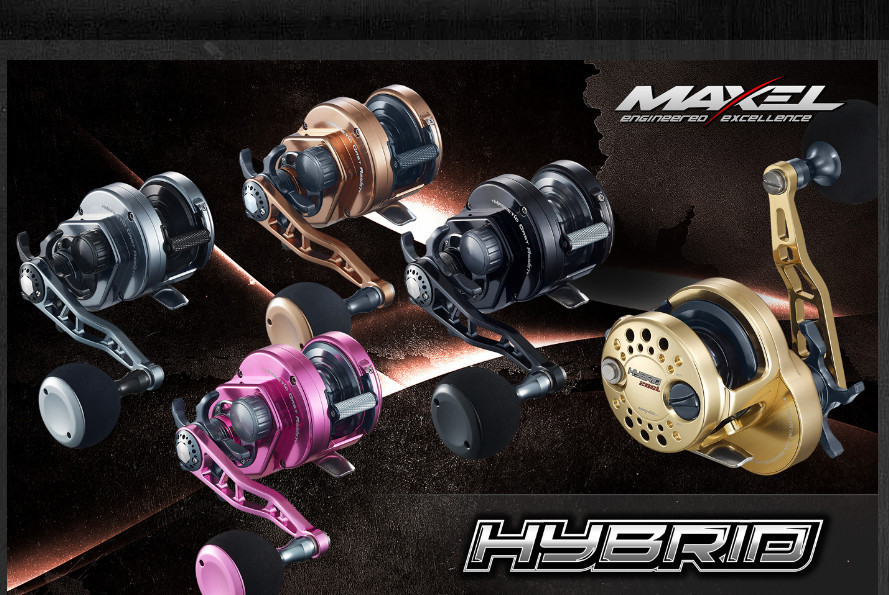 MAXEL HYBRID HY20CL (left handed) slow jigging reel