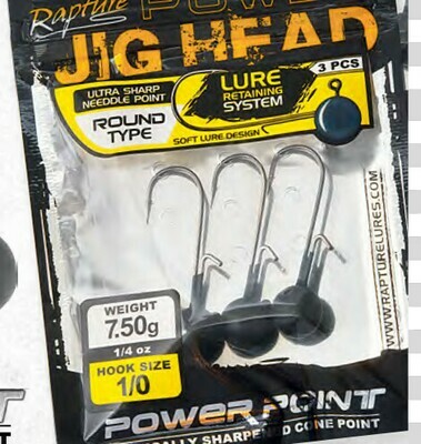 Jig heads with Lure retaining system