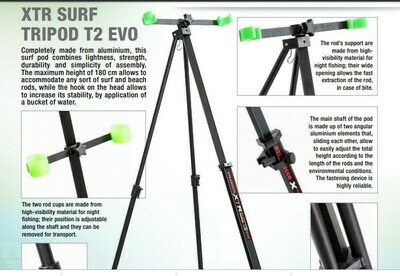 New XTR surf sandpod and Tripods  very light and strong   3 versions available from £11.99