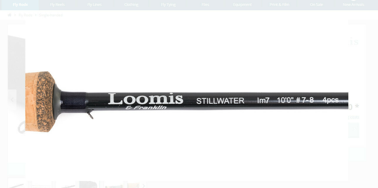 LOOMIS AND FRANKLIN  STILLWATER 7/8 IM7  10FT 6  sale price
