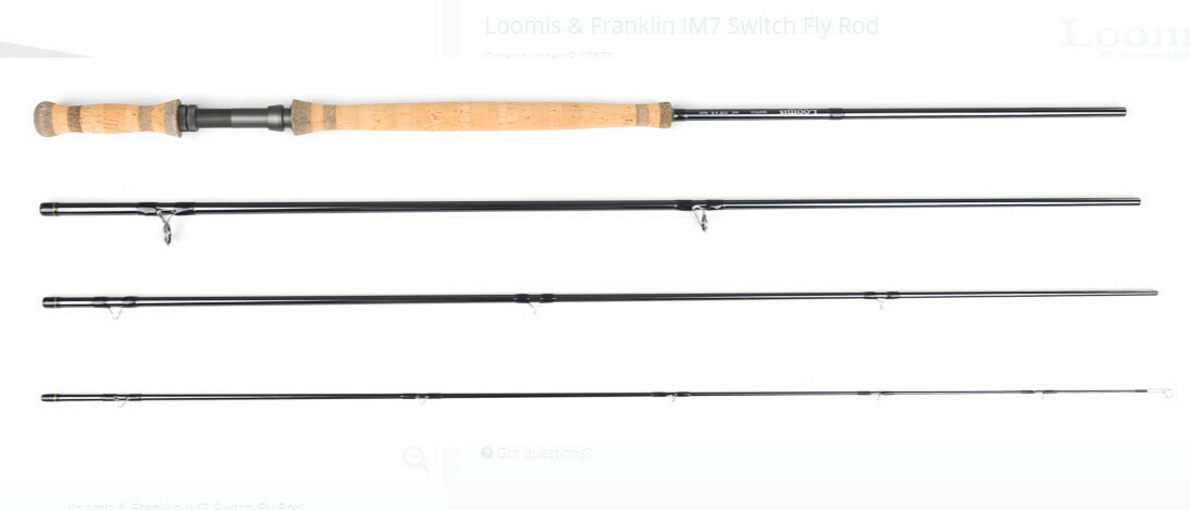 Loomis and Franklin two handed salmon rods Switch SX Skagit