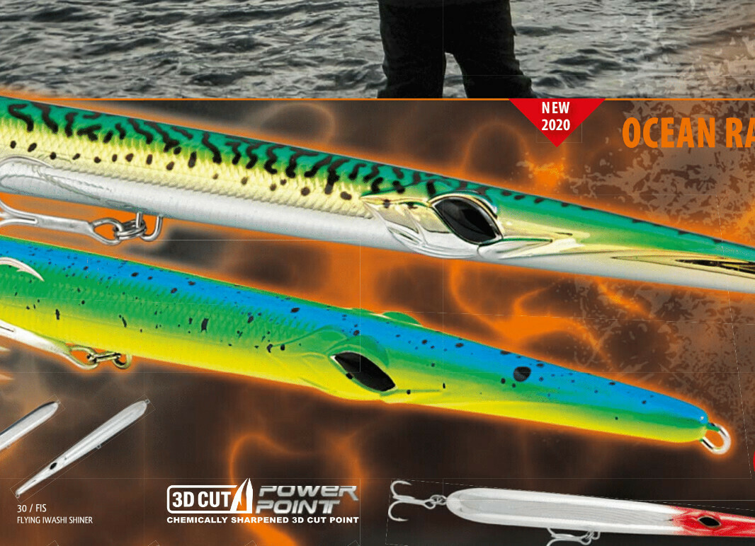 Rapture Ocean Razor Lure 180mm 23g Needlefish wtd lure for bass