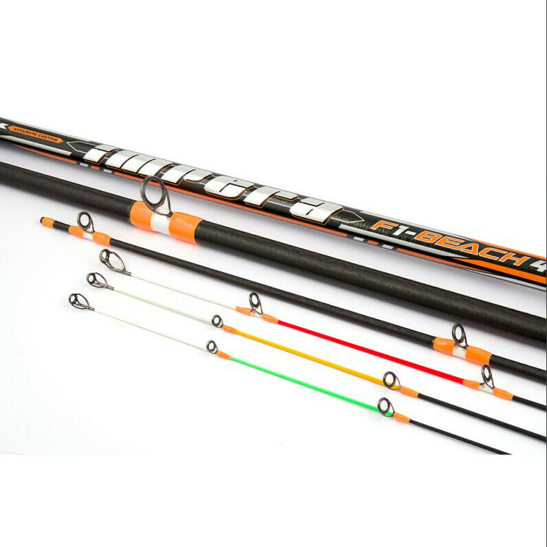 Impera F1 beach 4.8m 120g + 3 carbon tips  high quality light beach rod