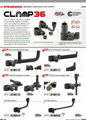 XPS CLAMP 36 EASY SWITCH  ARMS FOR ANY SEATBOX