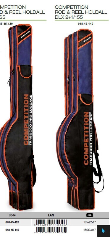 Competition rod and reel holdalls ideal for all types of rod