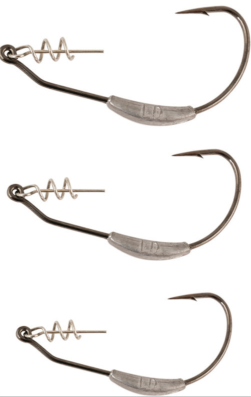 Advanced spring lock texas rig weighted hooks for soft lures – Store –  Outside Living